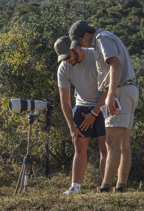 Wildlife filmmaking course student instructor